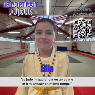 Image de l'actu 'Portrait d’Ellie - Une jeune judokate pleine de caractère au Judo Club Mellois'