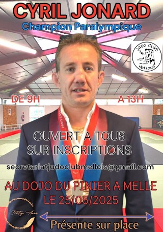 Image de l'actu 'CYRIL JONARD,   au Judo club Mellois'