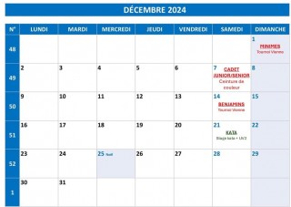 Image de l'actu 'Calendrier sportif décembre 2024'