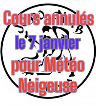 Image de l'actu 'Annulation des cours – Intempéries'
