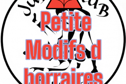 Avis aux petits judokas du mercredi !