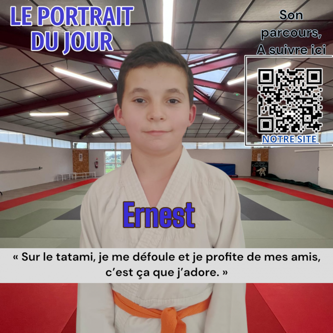 Image de l'actu 'Portrait d’Ernest – Fidèle au tatami depuis toujours'