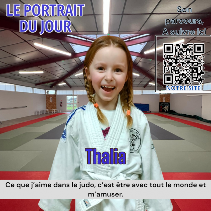 Image de l'actu 'Portrait de Thalia - Une petite judokate bien entourée'