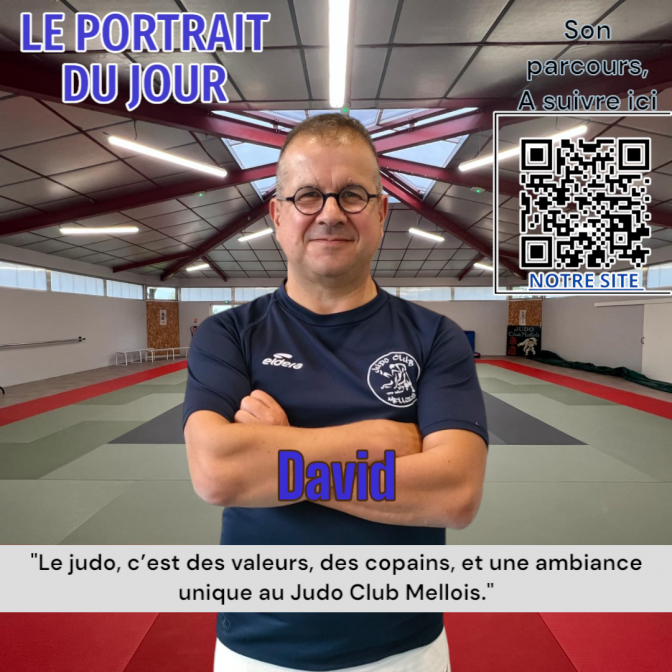 Image de l'actu 'Portrait de David – L’énergie discrète du Judo Club Mellois'