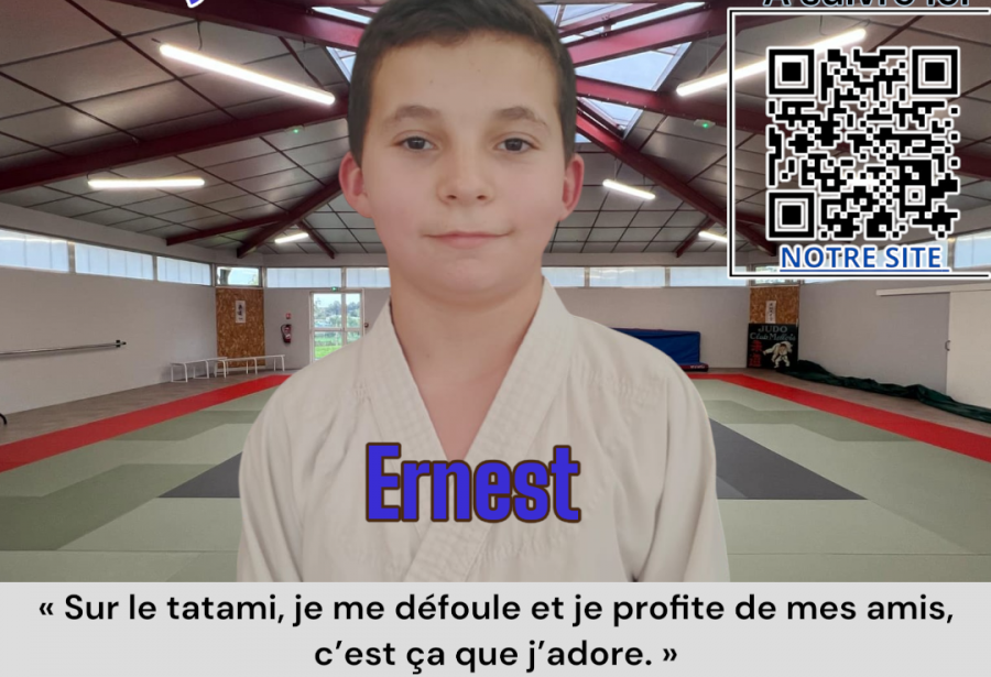Portrait d’Ernest – Fidèle au tatami depuis toujours