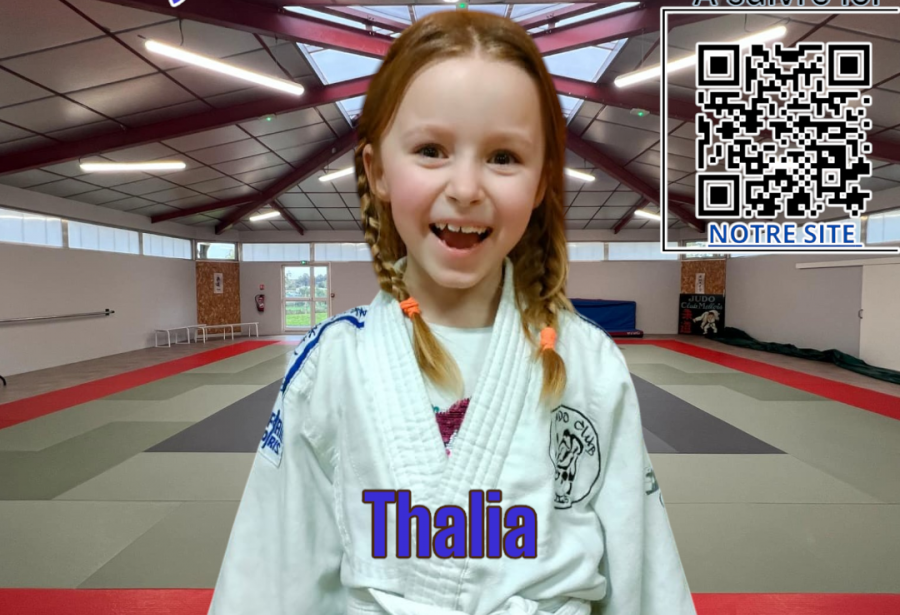 Portrait de Thalia - Une petite judokate bien entourée
